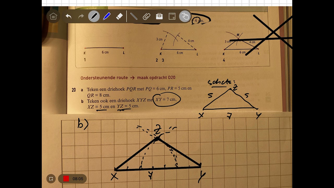 3 havo 3.3 Driehoeken tekenen