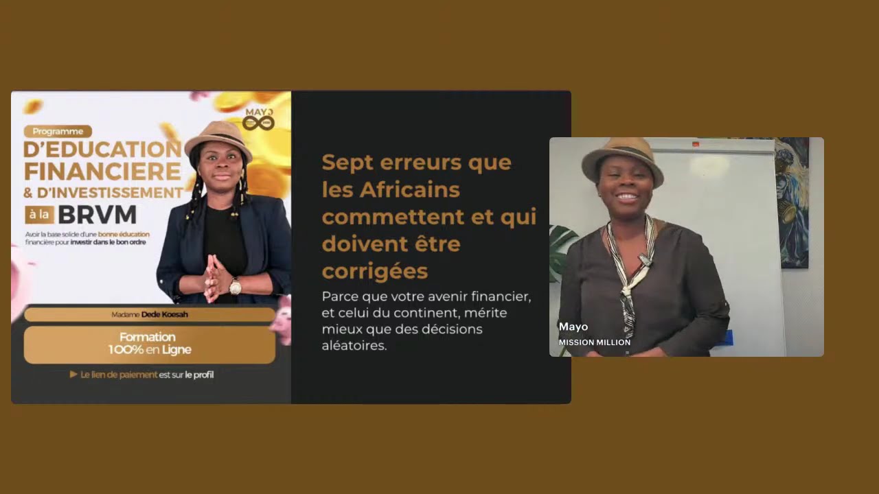 LIVE Sept erreurs que les Africains commettent et qui doivent être corrigées