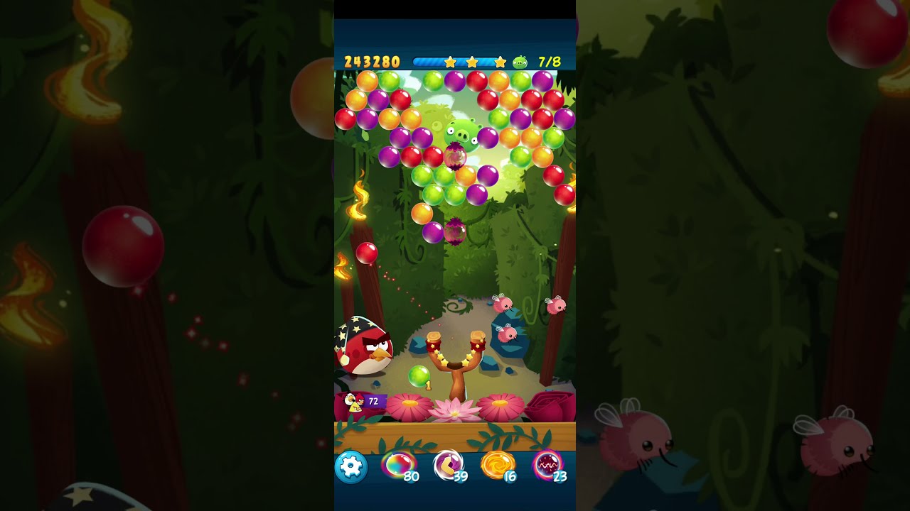 Angry Birds Pop Level 1245