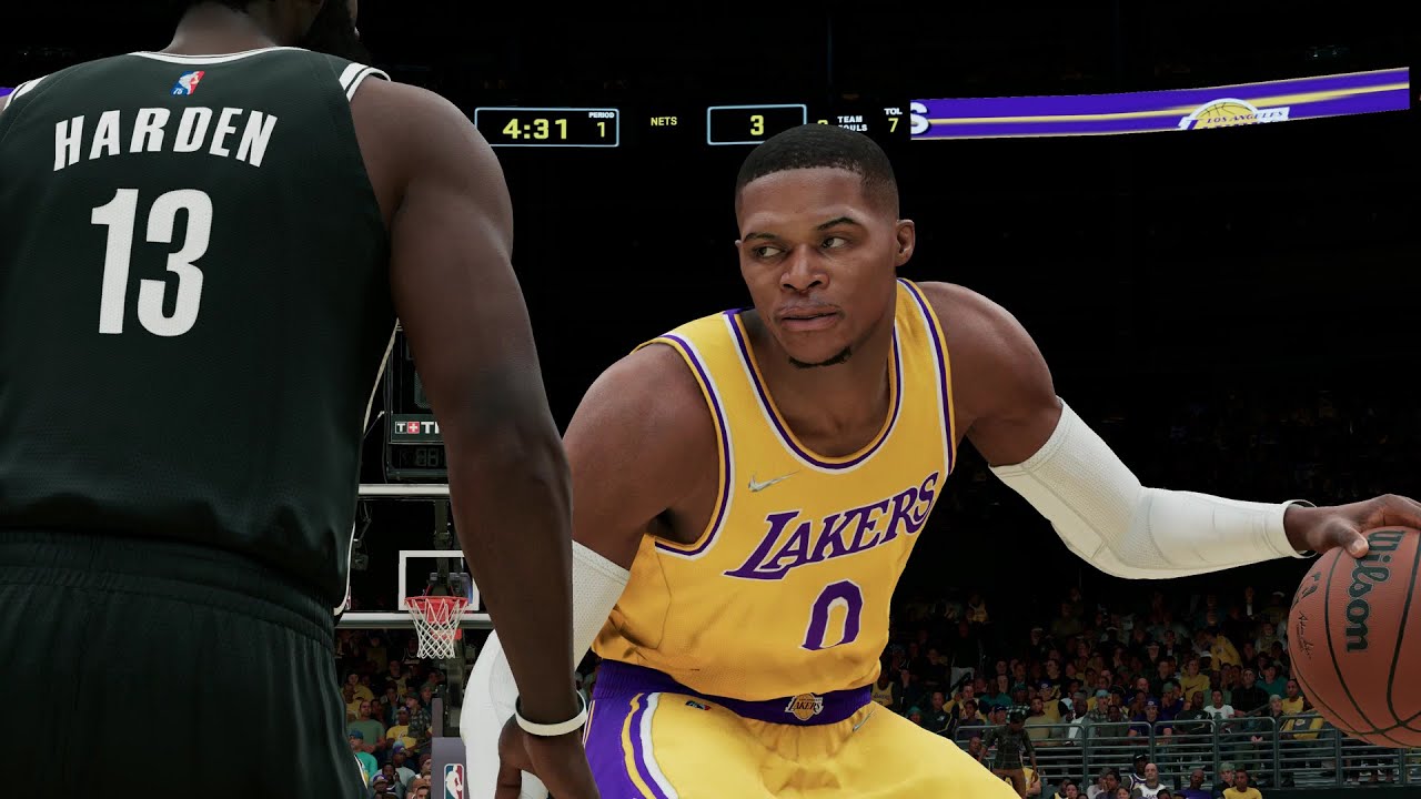 NBA 2K22 Gameplay - Los Angeles Lakers vs Brooklyn Nets - Full Game Highlights - NBA 2K22 PS5