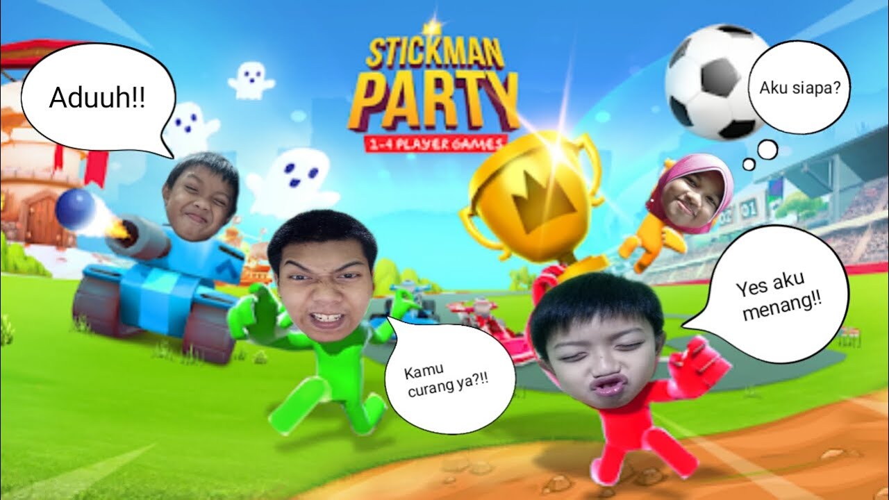 Bocah ini jago banget mainnya | stickman party Indonesia eps 1
