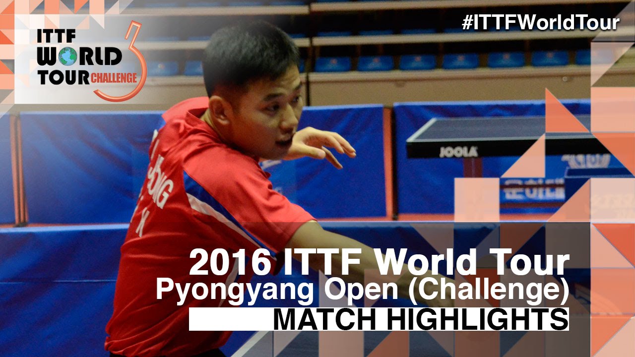 2016 Pyongyang Open Highlights: An Jo Song vs Mun Jin Song (U21-Qual)
