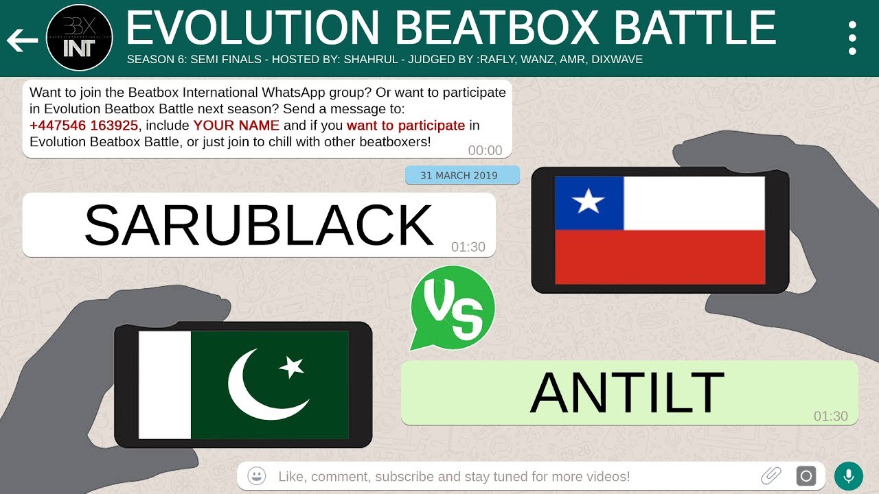 SARUBLACK 🇨🇱 VS ANTILT🇵🇰 | SEMI FINALS | Evolution Beatbox Battle | Season 6