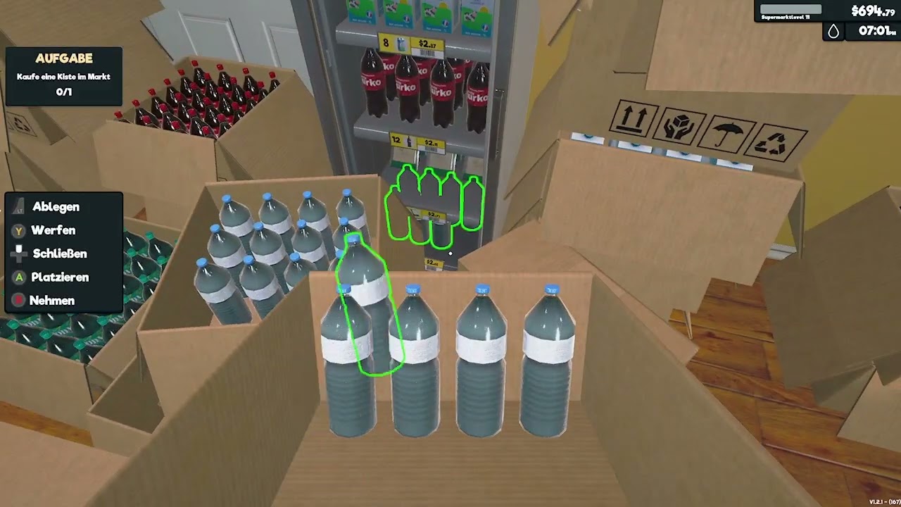 Supermarket Simulator : Der Laden in der Aue , Die Leute kommen von der Straße (Folge 8)
