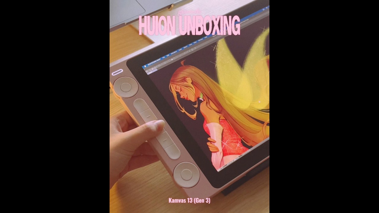 Unboxing the HUION Kamvas 13 (Gen 3) 🌸 @HuionTablet