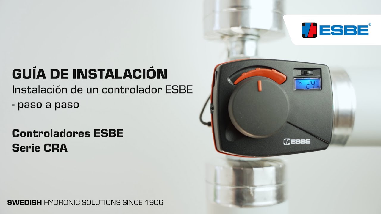 Instalación de un controlador ESBE - CRA