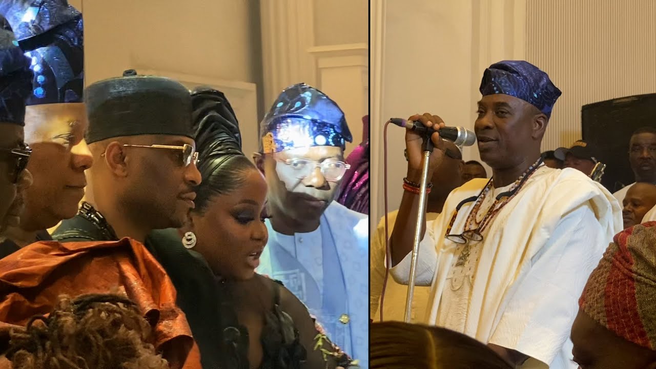 K1 DE ULTIMATE, GOV. SANWO-OLU, SHETTIMA, OBASA ALL AT THE WEDDING CEREMONY OF BASIRAT & ABBAS