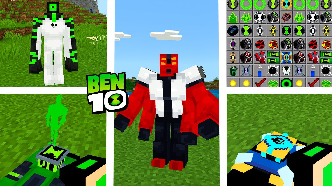 TOP 3 ADDON DE BEN 10 PARA MINECRAFT