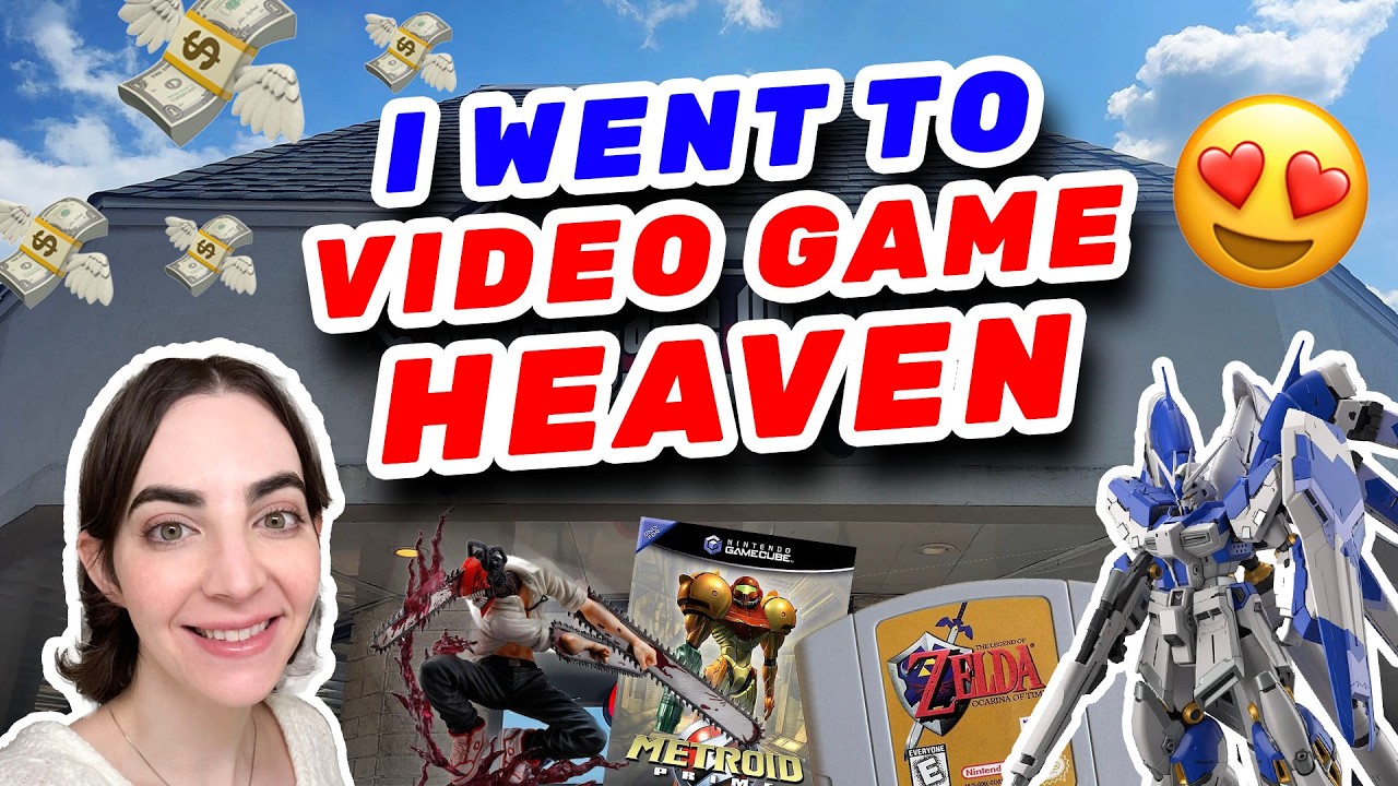 I Died and Went to Video Game Heaven! Full Shop Tour!