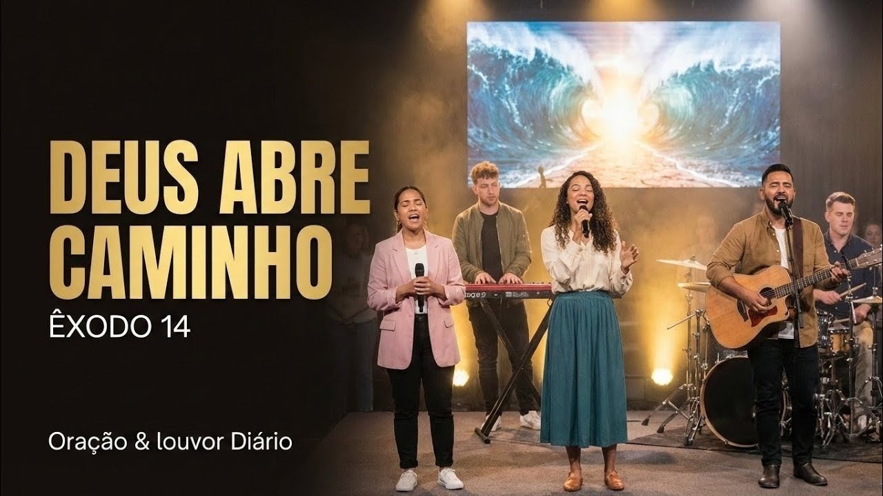 🎵 Deus Abre Caminho (Mar Vermelho) 🌊🙏 | Hino de Fé | Oração & louvor Diário