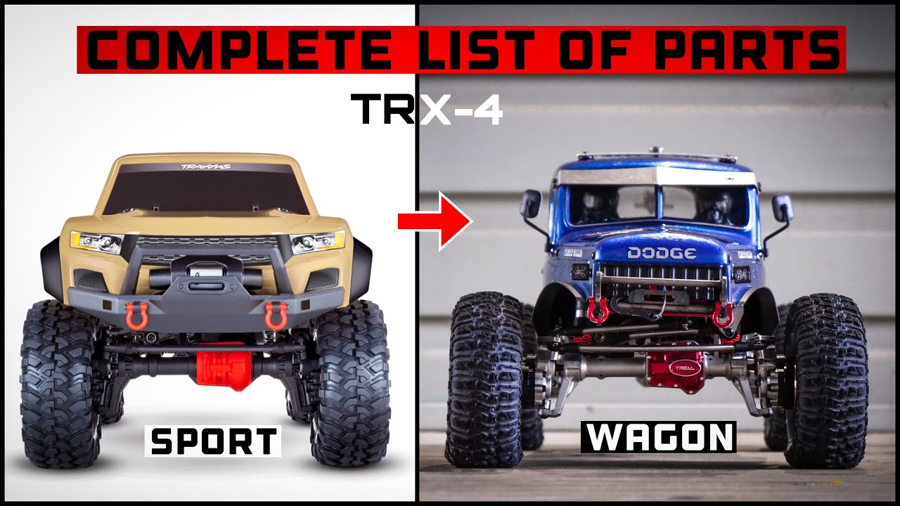SPORT to POWER WAGON TRX-4 / Upgraded Parts