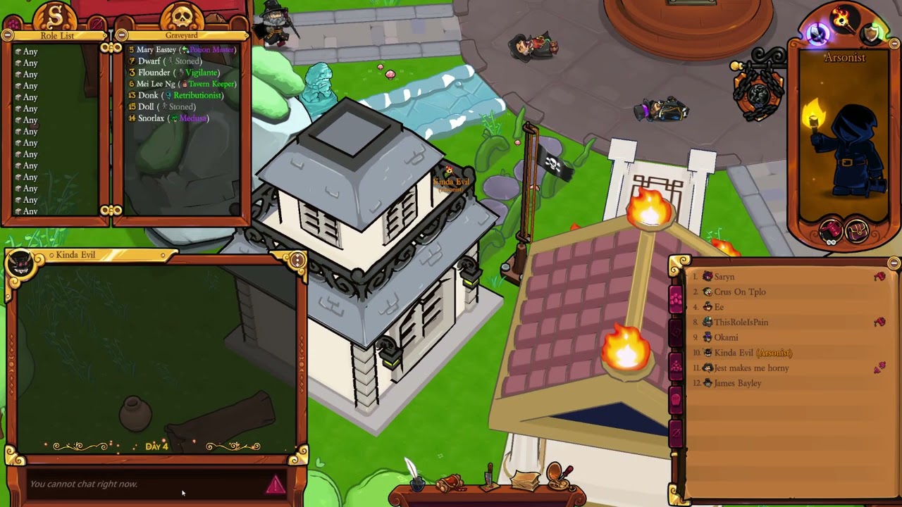 Town of Salem 2 - Feb 27th - Arsonist