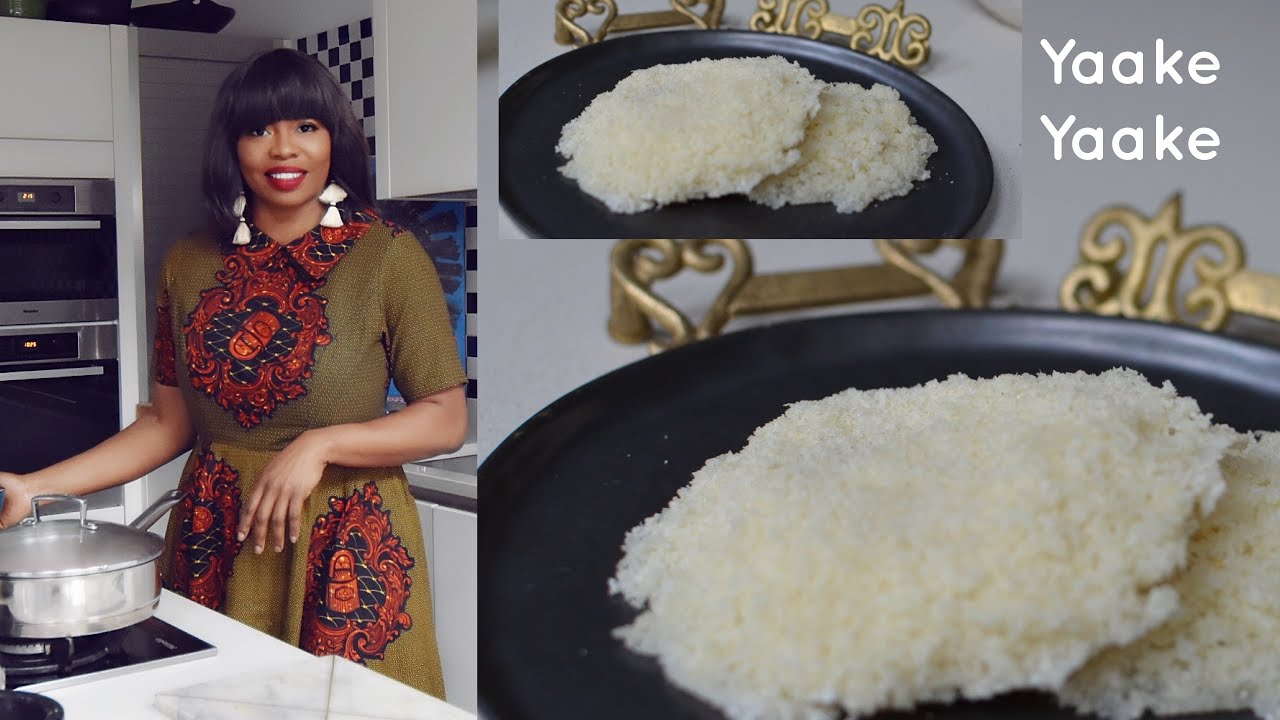 AUTHENTIC YAKE YAKE  RECIPE - Steamed Grated Cassava (YUCA OR MANIOC)