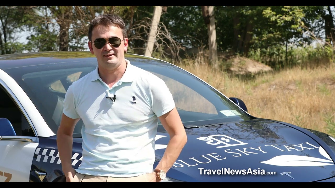 Electric Taxis at Almaty Airport (ALA) in Kazakhstan - Interview with Co-Founder, Auez Tulegenov
