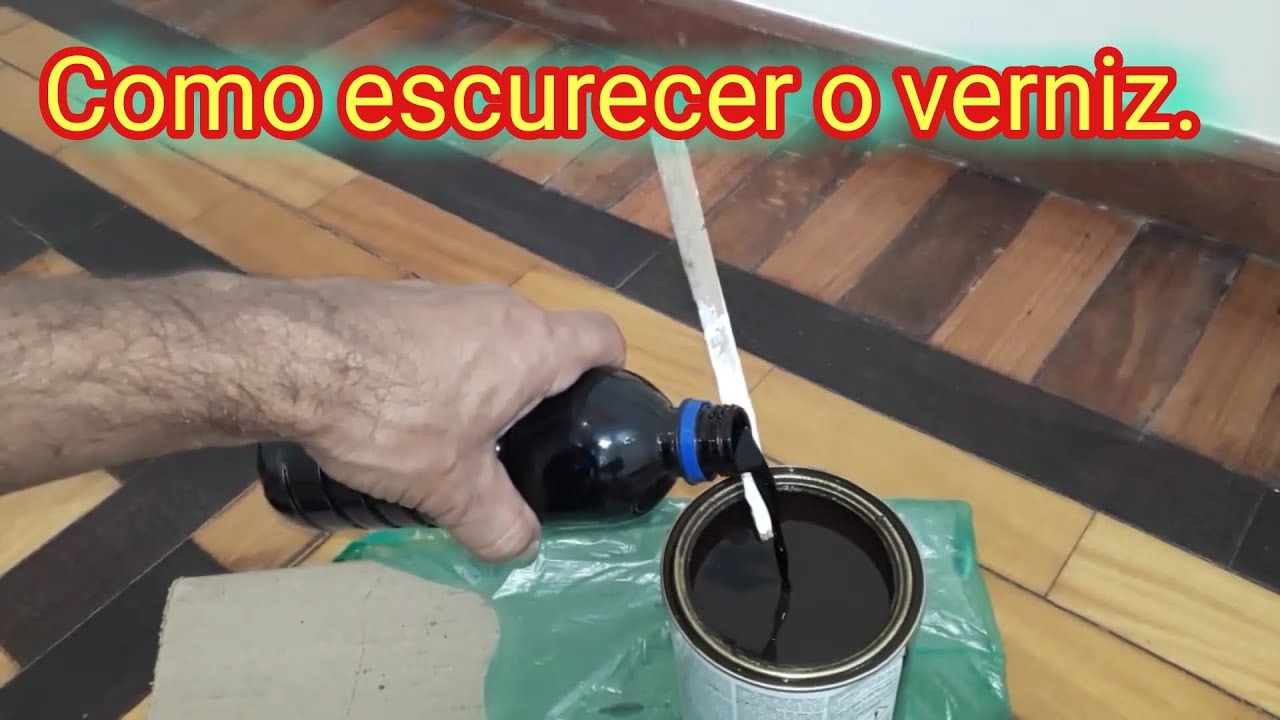 Mude a cor do verniz muito fácil.