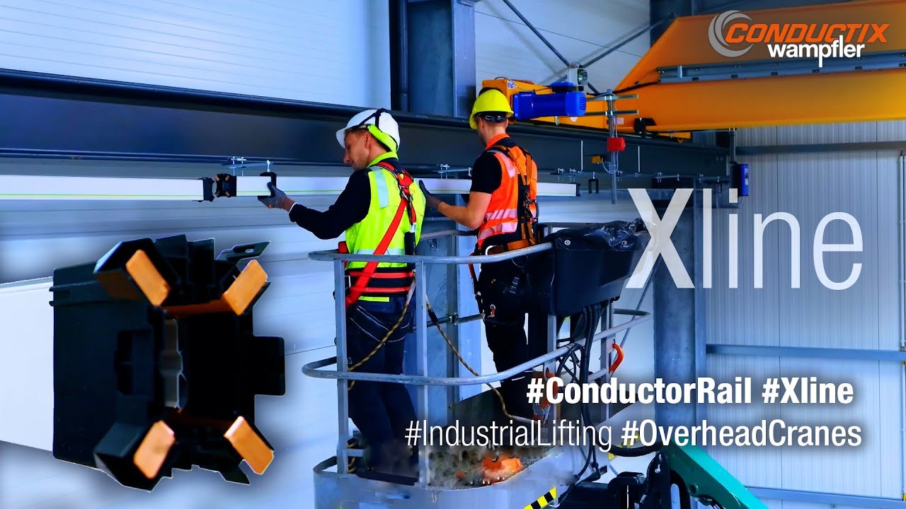 Overhead Cranes: Xline - The quick and easy Conductor Rail for the runway electrification