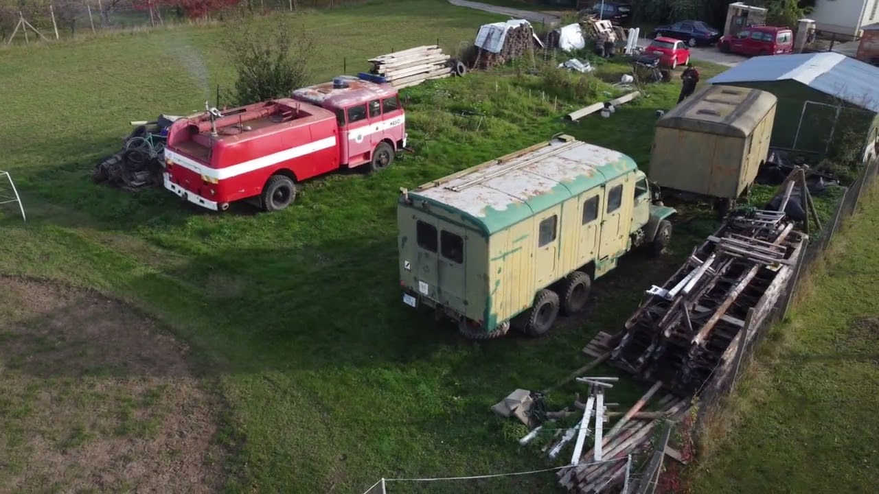 Praga v3s  Škoda 706 rthp podzimní uklid