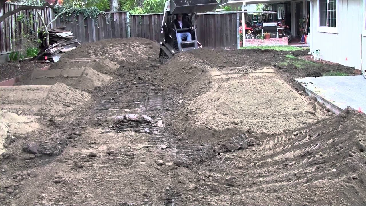 Backyard Pump Track Timelapse