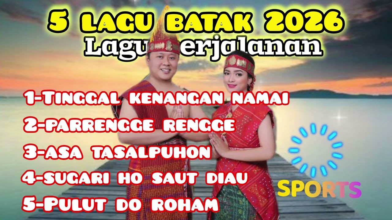 LAGU BATAK NONSTOP 5 LAGU COCOK DI PERJALANAN