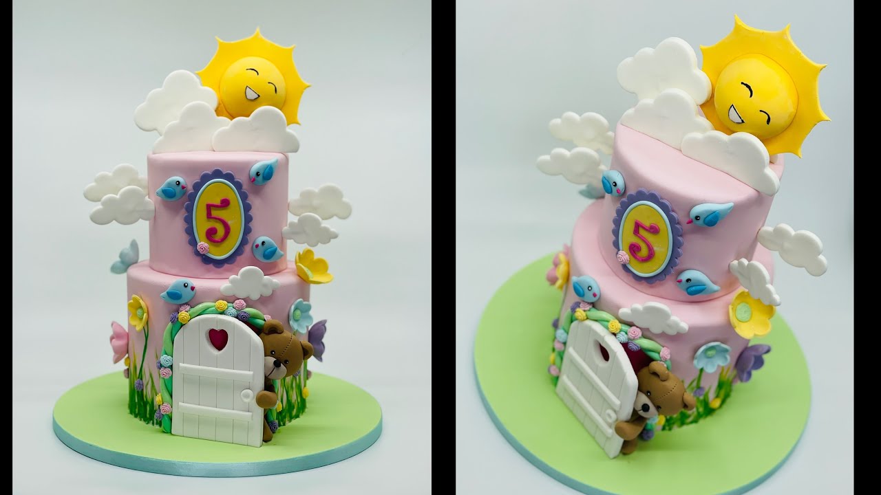 Bear and Sunny Cake