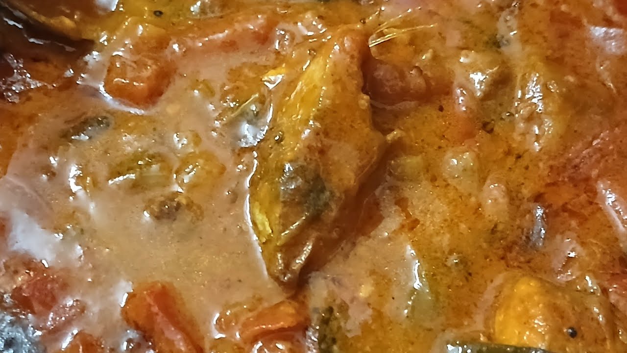 வறுத்த பாறை மீன் குழம்பு/Paarai meen kuzhambu