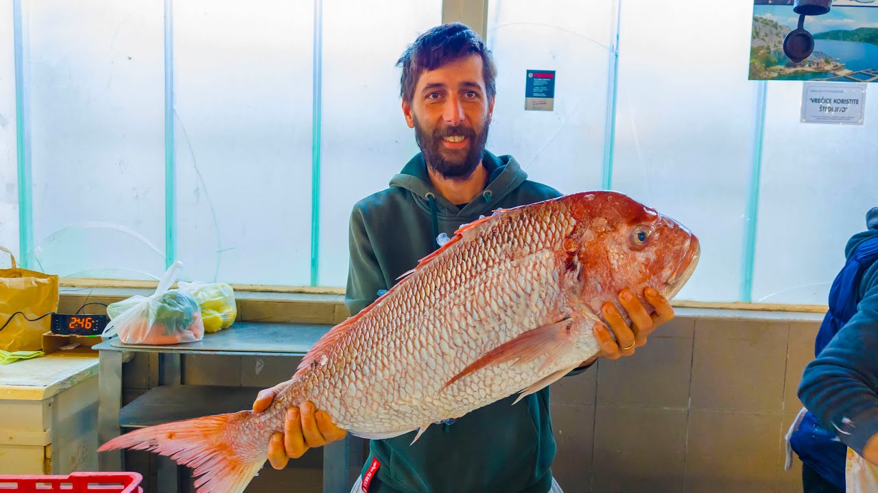 PE&Scaron;KARIJA U &Scaron;IBENIKU: Kapitalac zubatac KRUNA&Scaron; od 8 kg. Donosimo Cjene Ostale Ribe