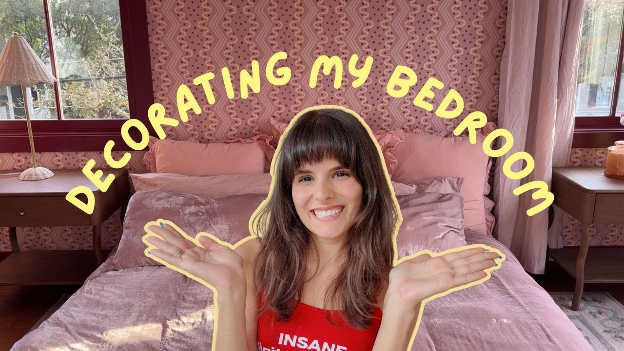 transforming my bedroom into a strawberry cottagecore dream