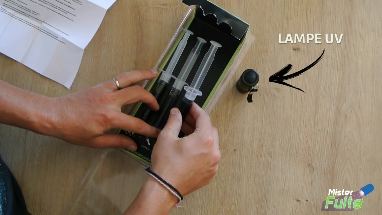 MISTERFUITE LE KIT DE TRAÇAGE ET RECHERCHE DE FUITE