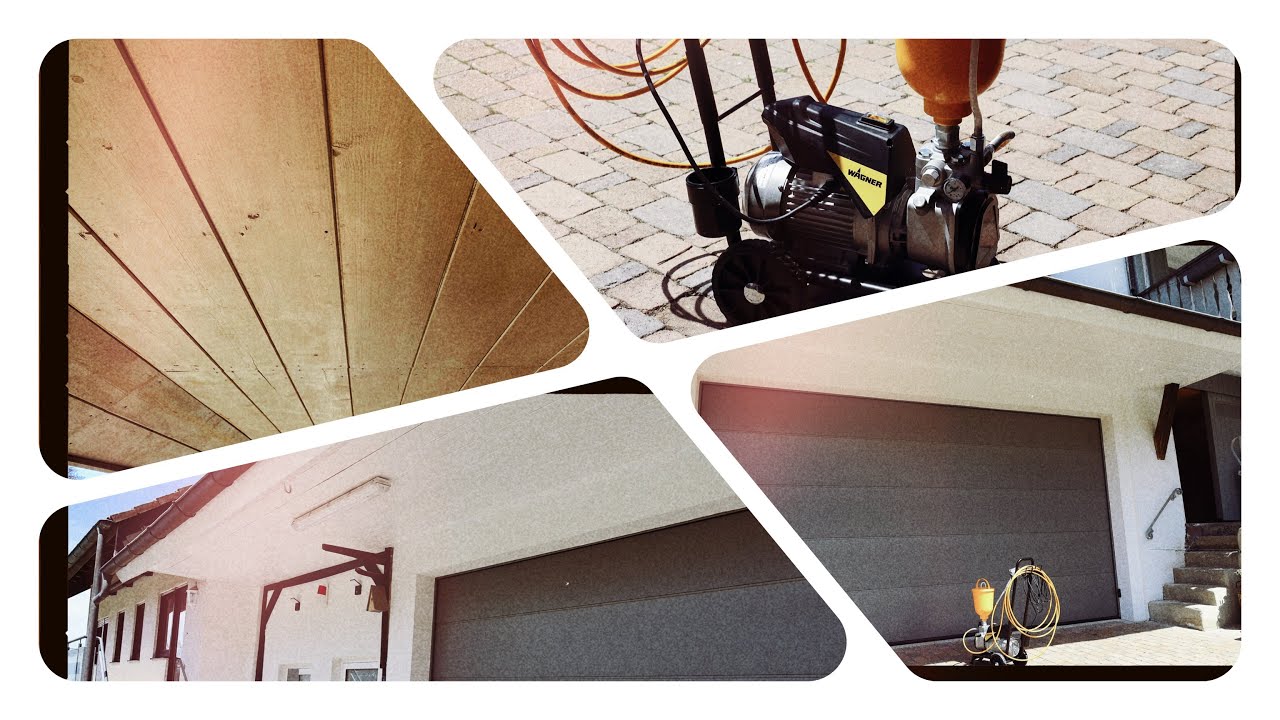 30qm Dachuntersicht Airless lackieren! Wagner SF23 PRO