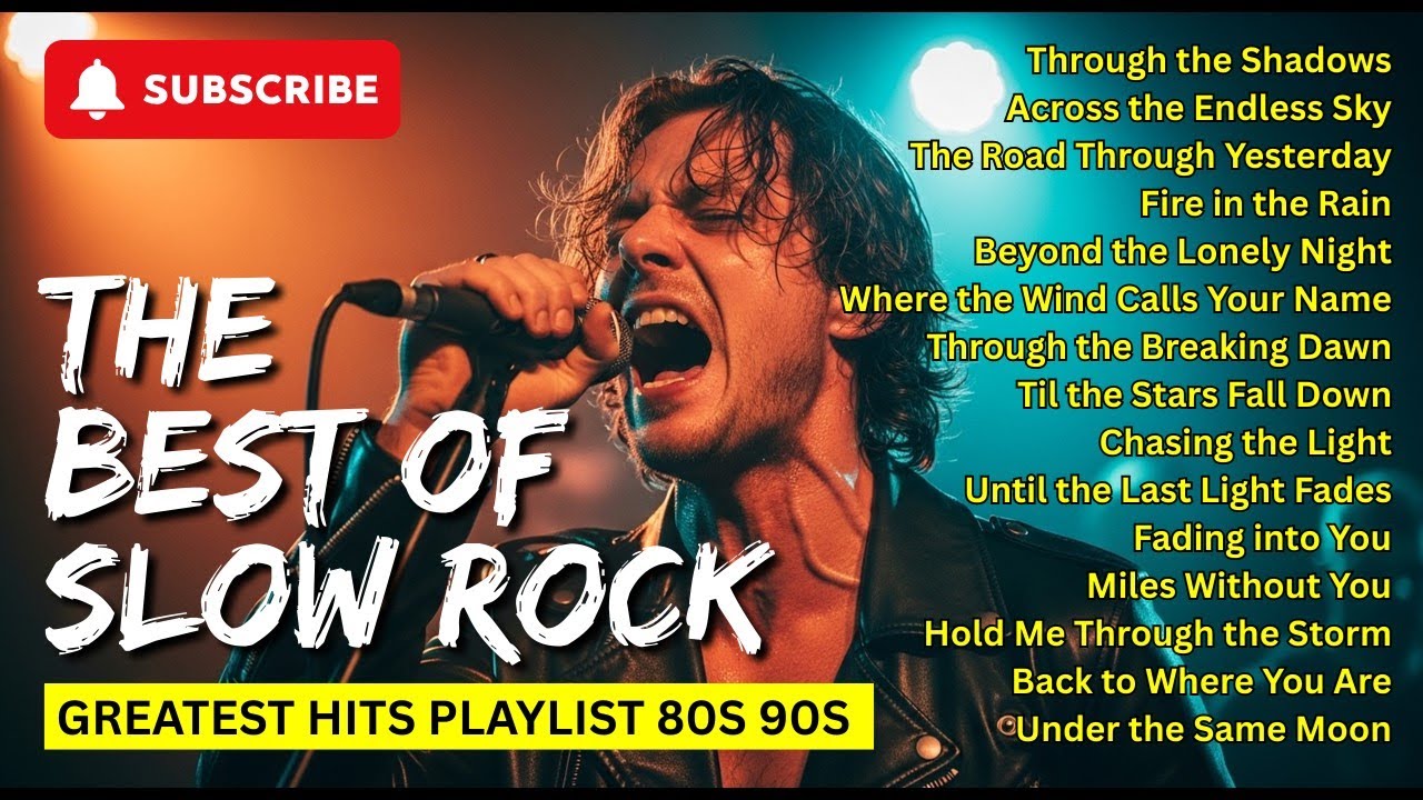 Top 15 Slow Rock Love Classics | Timeless Ballads That Break the Heart