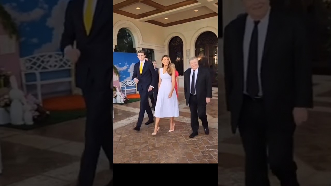 Evolution of Donald Trump's son Barron. He is so tall and handsome