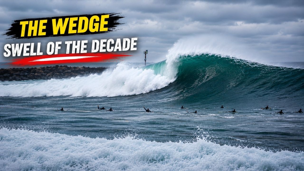The Wedge SWELL Of The DECADE Jun 10, 2026 RAW Footage