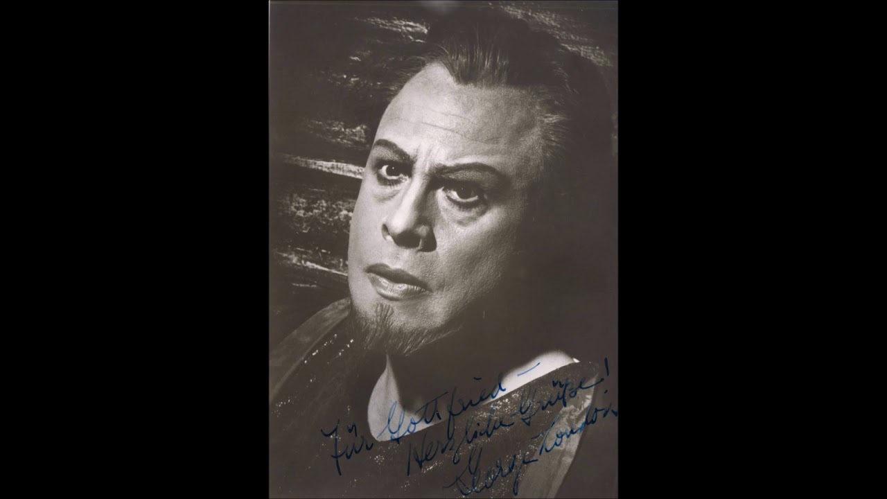 George London - Der Fliegende Holländer - Die Frist ist um - Bayreuth 1956.