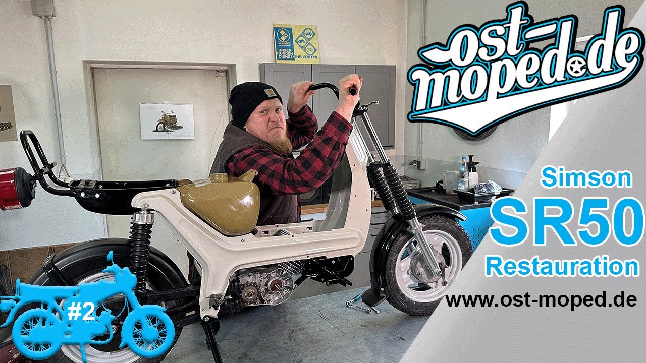 Simson SR50 - Folge 2 - Rahmen, Tank und Motor
