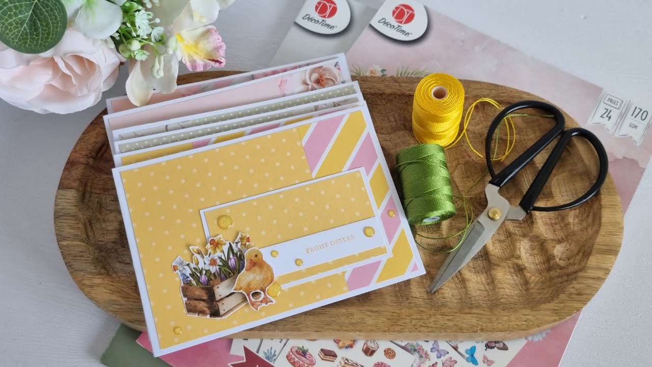schnell viele Karten basteln, 15x30 Block #Decotimecrafts, Die Cut Book #action, #sheetloadofcards