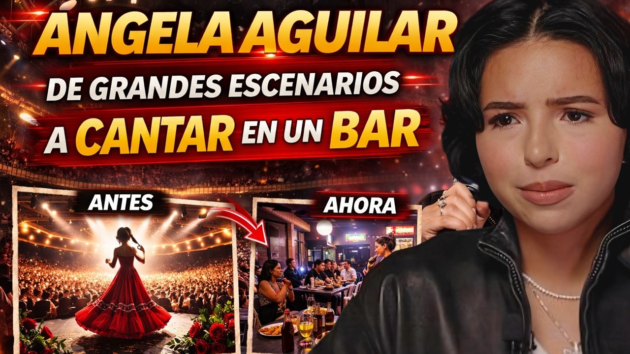 ¿Ángela Aguilar terminó cantando en un bar?