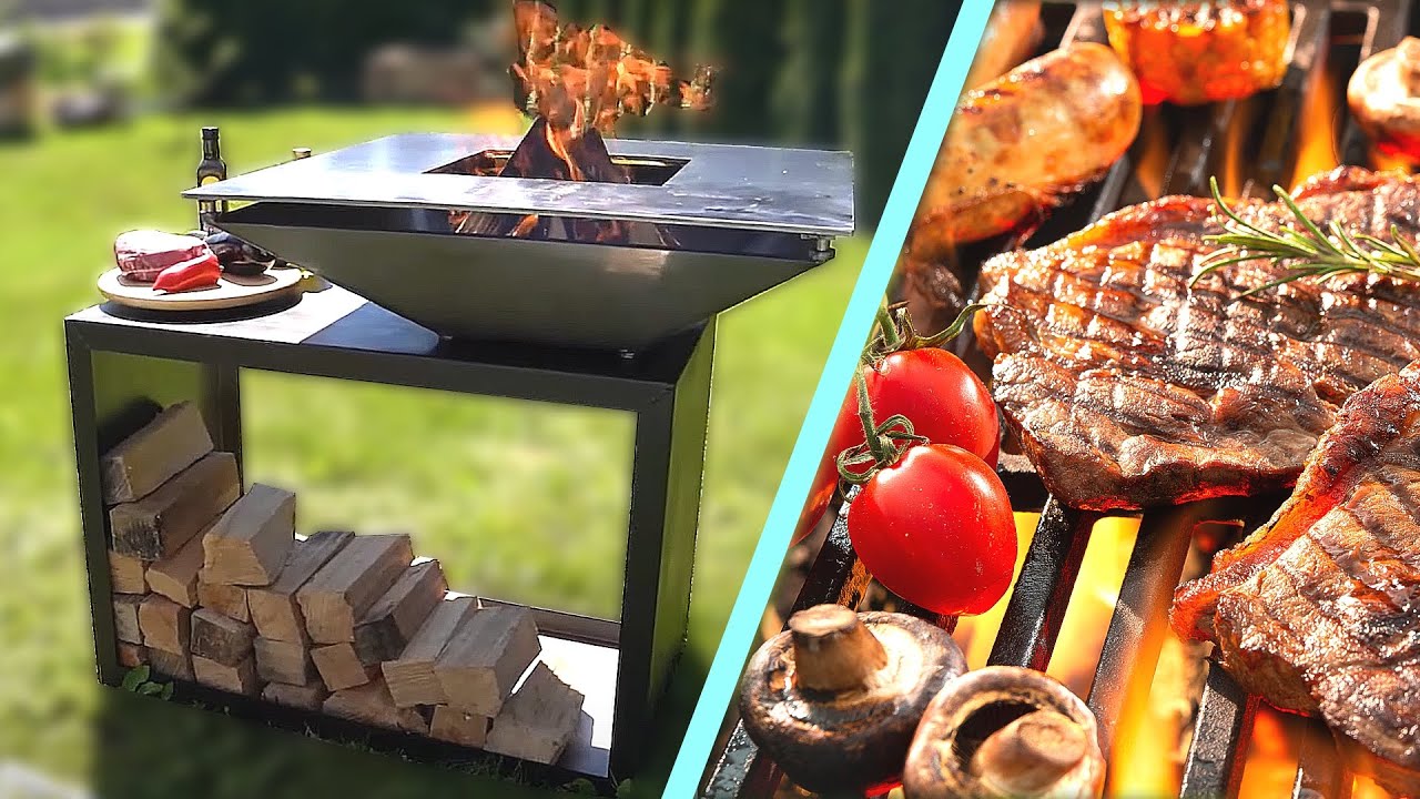 Grillstation mit Feuerplatte, selber bauen und schweißen! - Ganzes Video | Bausatz | Igor Welder
