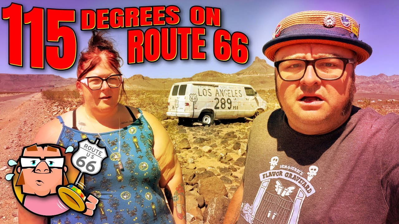 It Was 115 Degrees on Route 66 - Donkeys of Oatman - Curvy Roads and Dangerous Temperatures - Day 15