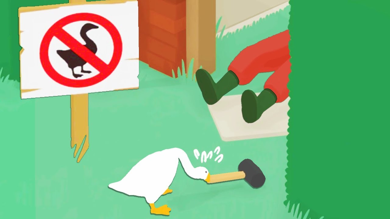 Совершить как можно больше преступлений в игре Untitled Goose