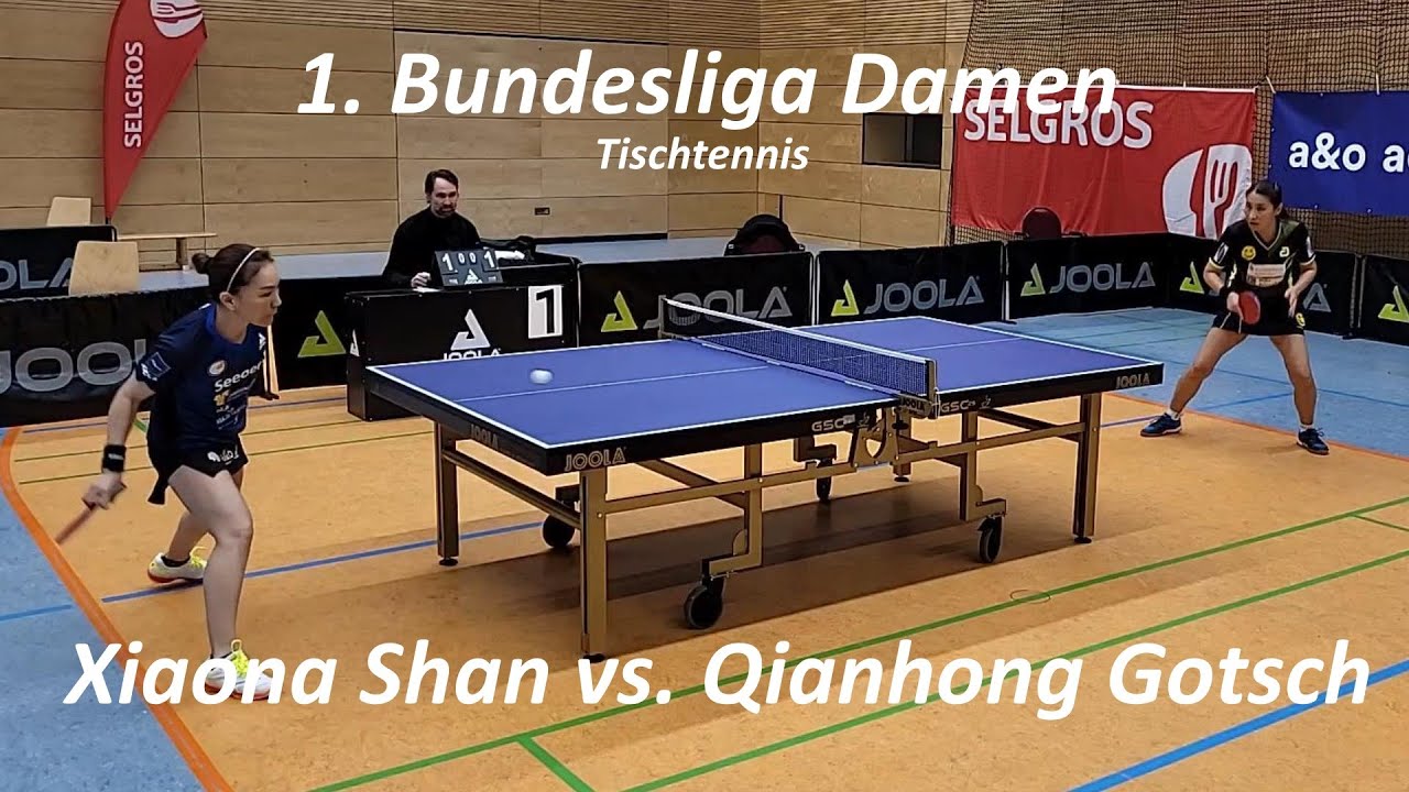Xiaona Shan vs.Qianhong Gotsch  | 1. Bundesliga Damen