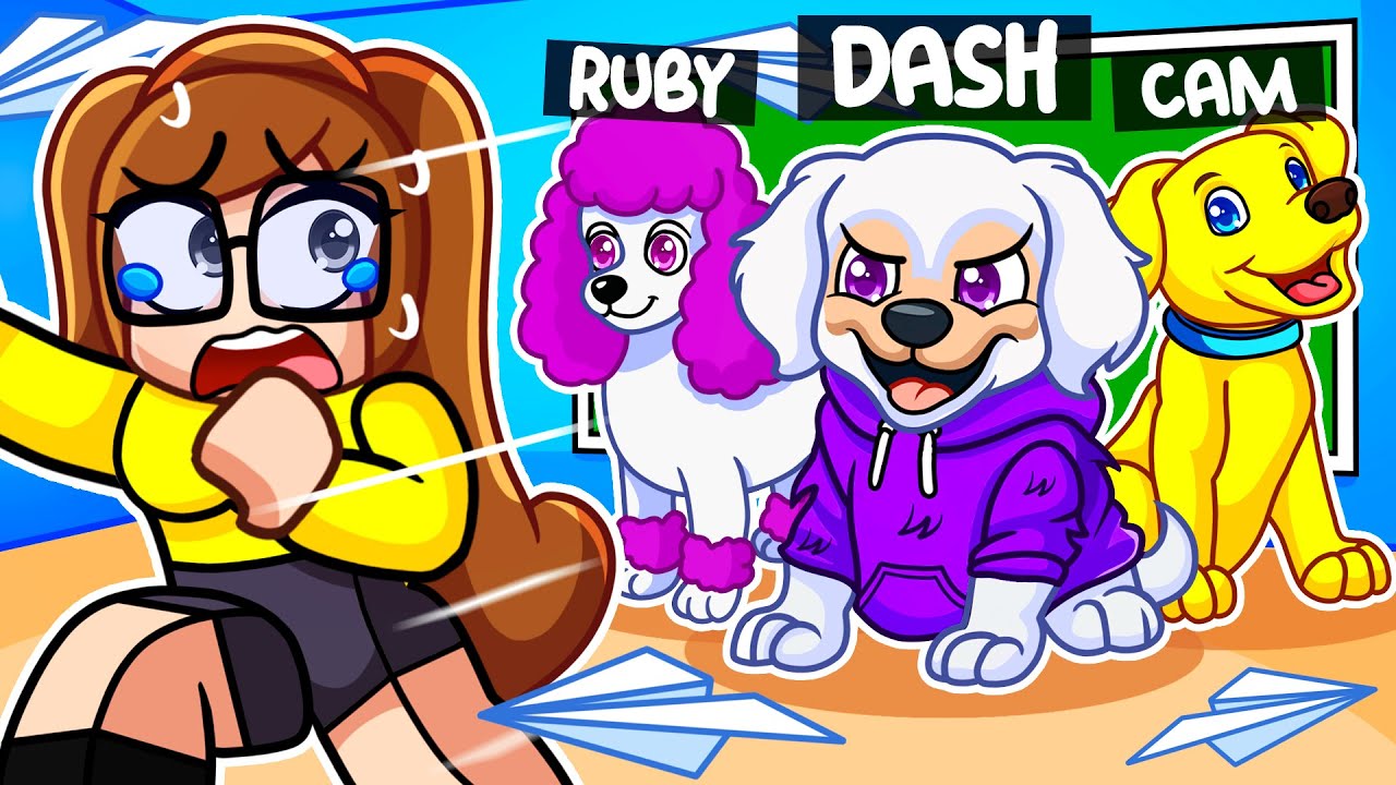 Pranking my teacher as DOGS in Roblox&hellip;