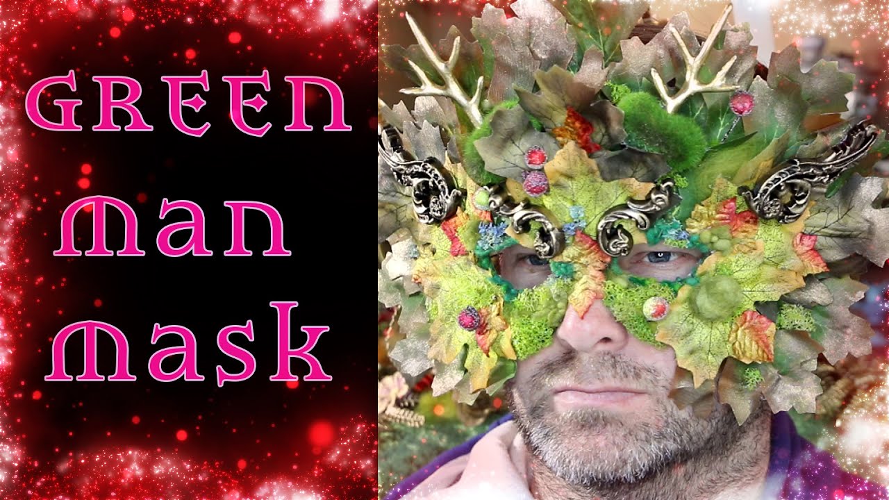 Making a Green Man Mask - Halloween Costume Ideas for Men