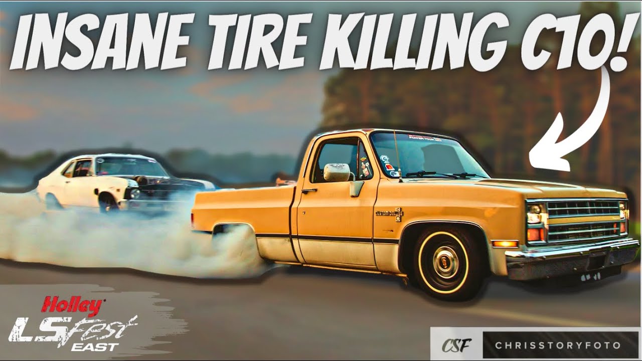800-сильный LS Swapped Turbo C10 с квадратным кузовом Chevy!!! Фестиваль LS 2023!! (Обзоры Rustom...