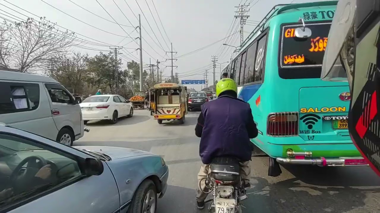 Rawalpindi Pishawar Road ( Pir Wadhai Mor to Golra Mor) Traffic Tails