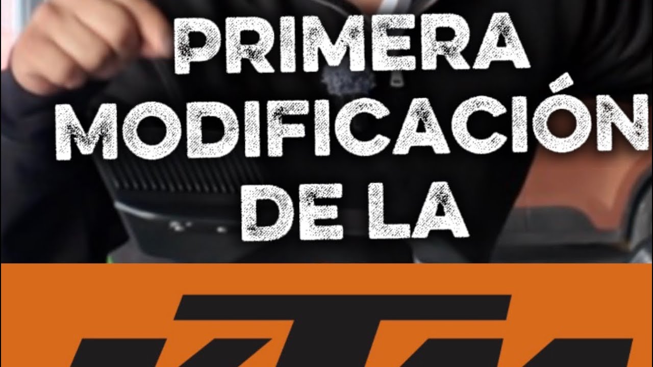 Primera modificación de la Ktm 390 #colombia #mexico #panama #bikers 