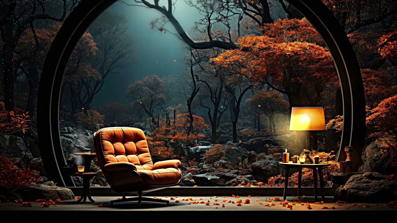 3 Hours Cozy Rain & Smooth Jazz ☔🎷 | Relaxing Background Music for Sleep, Study & Focus