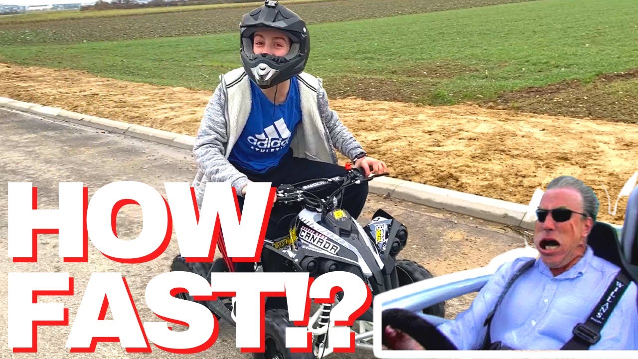 50cc Quad Bike Top Speed Run!! 😱