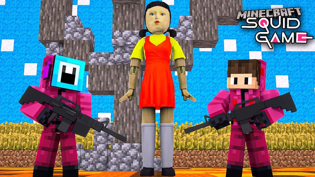 AKU NGADAIN SQUID GAME DI MINECRAFT!!!