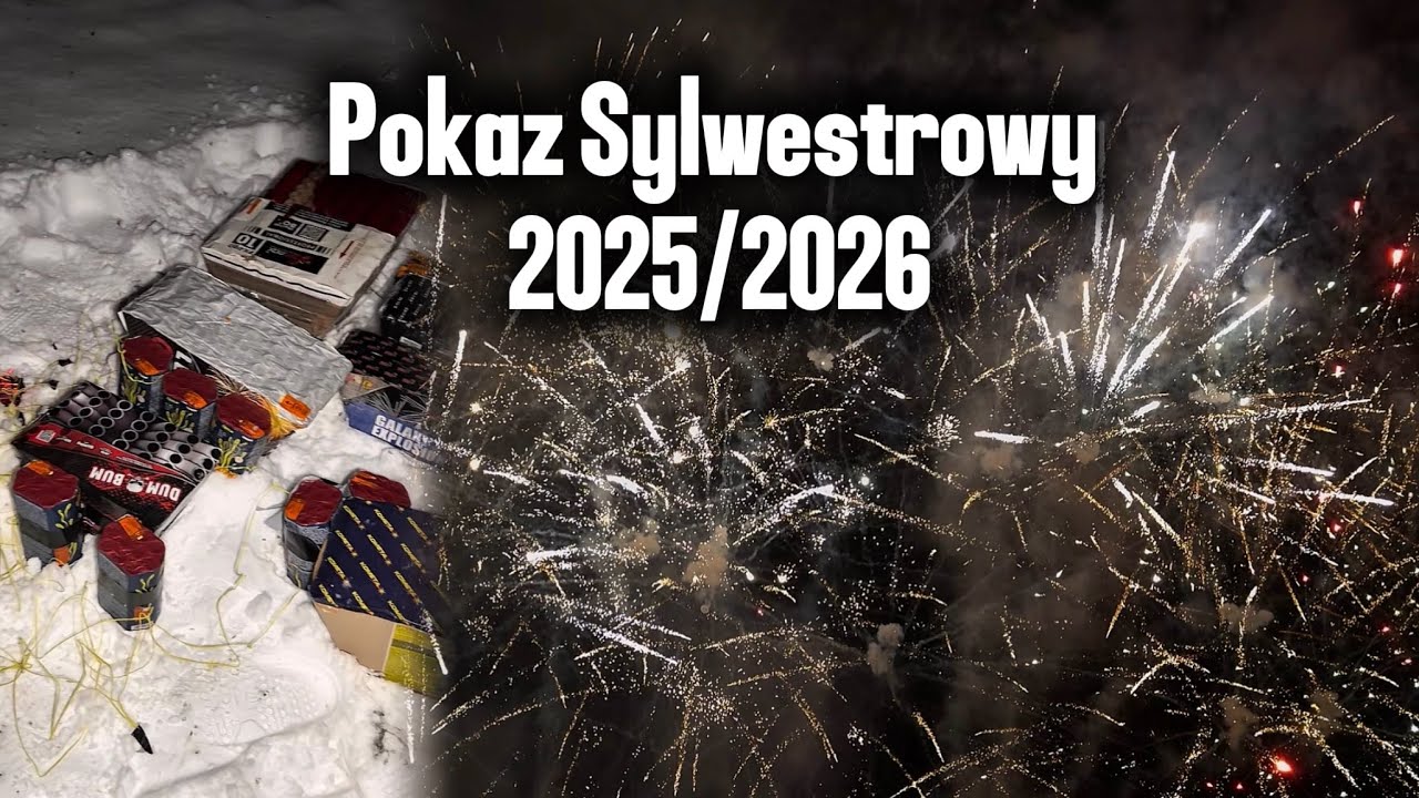 Sylwester 2025/2026 🎆 Pokaz fajerwerków | FIREWORKS SHOW