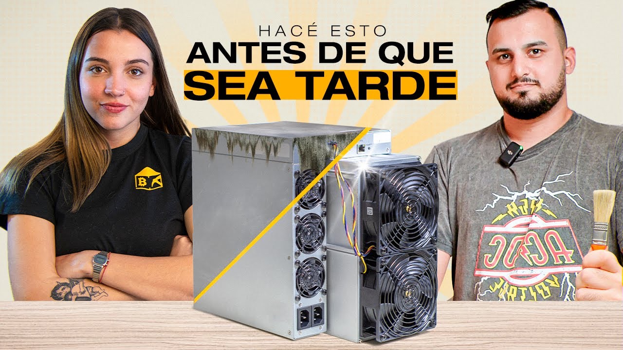 ¿Cómo limpiar mi minero de bitcoin correctamente? | MANTENIMIENTO ASIC
